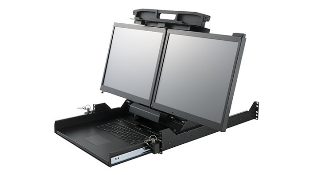 RMDDU 19 Dual Rack Monitor Open thumbnail