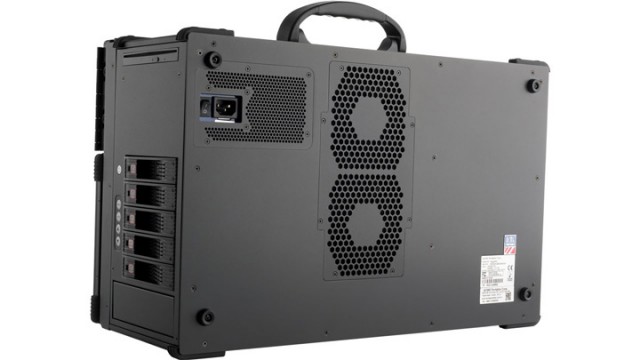 MegaPAC L1 Portable Workstation i7 Dual Xeon Rear thumbnail