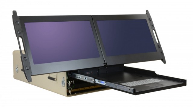 PCG AGS-RMDDU-23_C4ISR_dual_rugged_monitor_KVM_transit_case_rmddu thumbnail